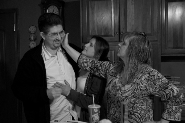 Caption: The Guerette family of Pittston, Maine two years after attackers broke into their home with machetes. , Credit: Sarah Craig