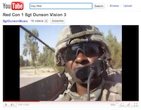 Caption: A video uploaded by an American soldier who served in Iraq., Credit: Youtube