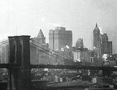 Caption: A still from the 1920 film "Manhatta."