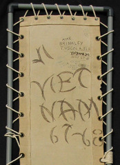 Caption: Bunk Canvas from the General Nelson M. Walker , Credit: Vietnam Graffiti Project