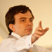 Caption: Darcy James Argue conducts his Secret Society band at the CareFusion Newport Jazz Festival 2010., Credit: Erik Jacobs for NPR