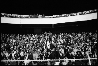 People at a soccer stadium, La Paz, Bolivia Credit: Roberto (Bear) Guerra