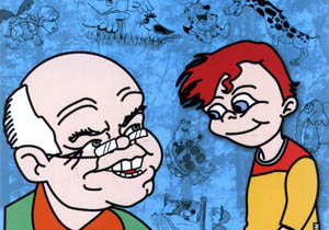 Uncle Dunkle and Donnie Fractured Fables Caption: Uncle Dunkle and Donnie Fractured Fables, Credit: Lorie Kellogg