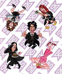 A Very Potter Sticker Sheet Featuring HP