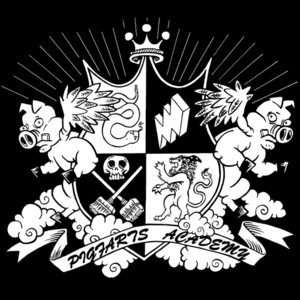 Pigfarts Crest Baseball Tee