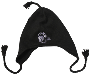 Team StarKid Knit Hat with Ear Flaps and ties