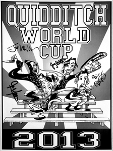 Quidditch World Cup Poster - AUTOGRAPHED