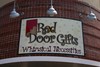 Reddoorgiftssign