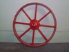 Antique_steel_wheelbarrow_wheel_after_powder_coating