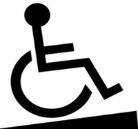 Wheelchairrampsign
