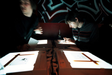 David-karp-over-a-lightbox