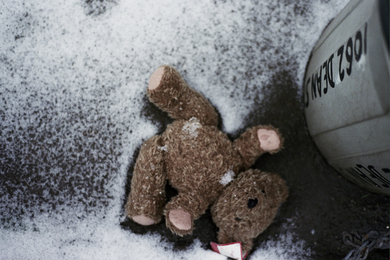 Discarded-teddy-bear
