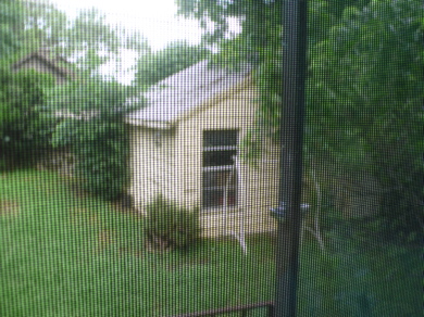 Garage-through-a-screen-door