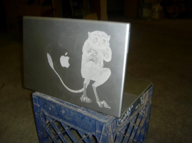 Laser-etched