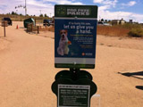 Pet Waste Bag Dispenser in Cherry Creek State Park