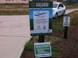Pet Waste Bag Dispenser in Ryan Park