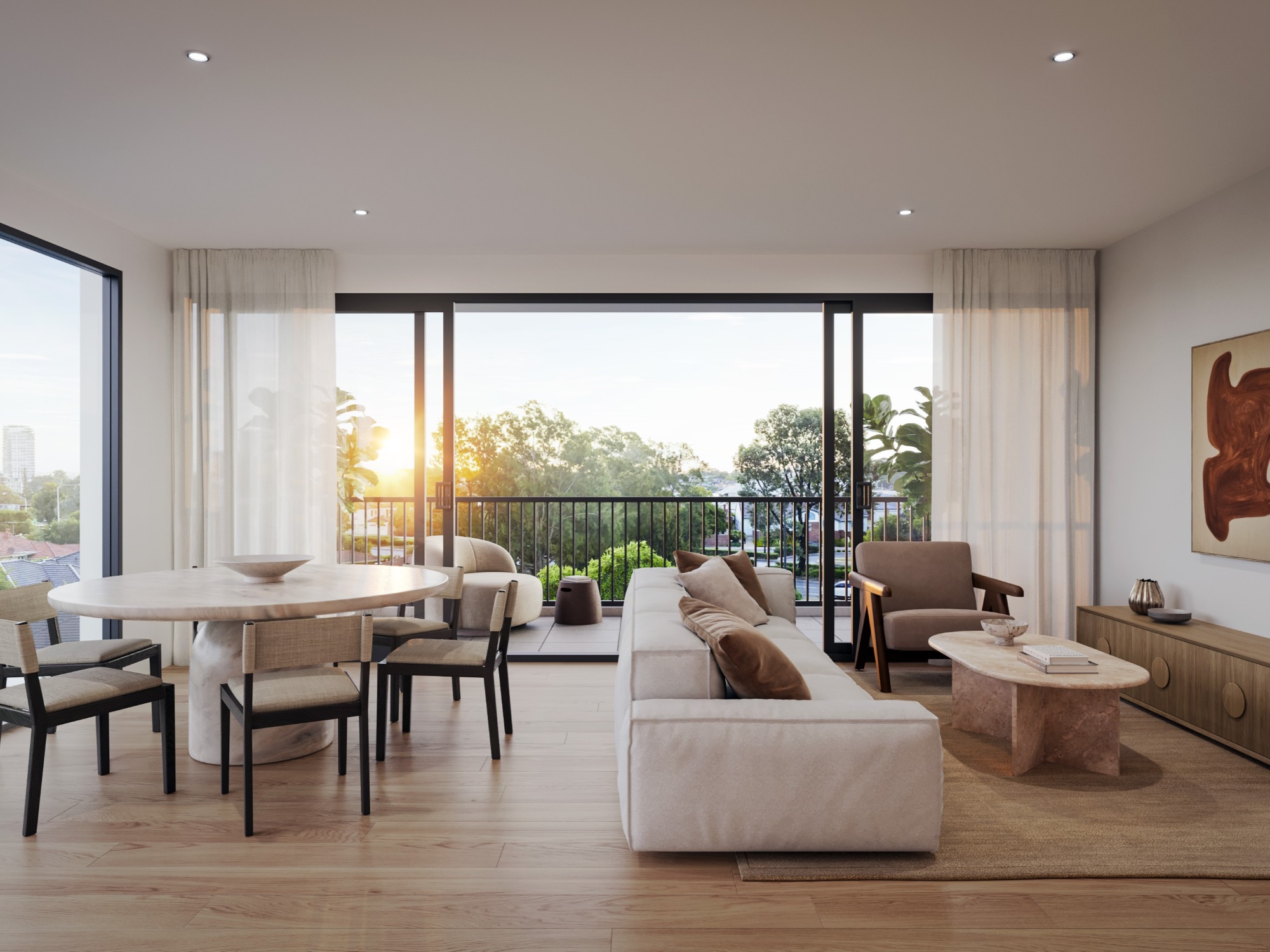 Three-bedroom apartment that actually feels like a home