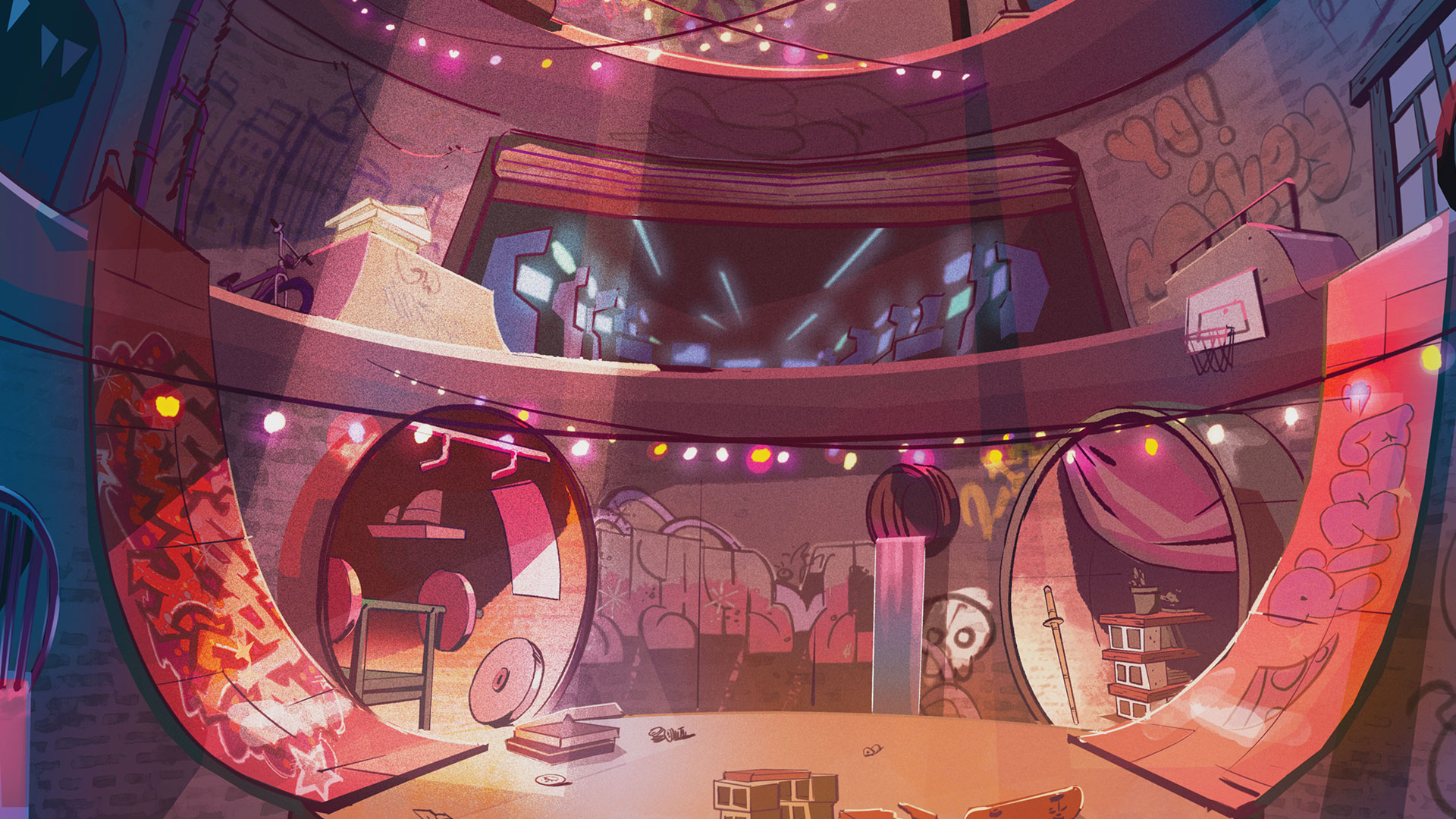 Rise of the TMNT Zoom Background