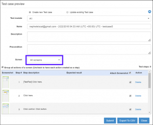 qTest - Sessions - Session Editor - Test Case preview dialog