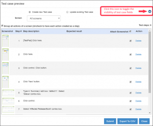 qTest - Sessions - Session Editor - Test Case preview dialog - Toggle test case field