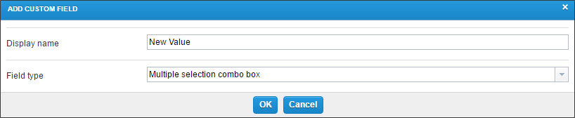 qTest - Field Settings - New custom field type