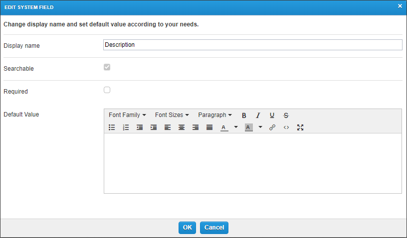 Required checkbox
