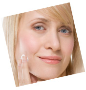 Woman Applying Product to her Face