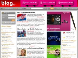 Blog screenshot