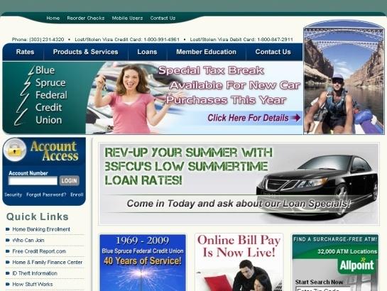 Snapshot of Bsfcu.org as on 14 Nov 2010