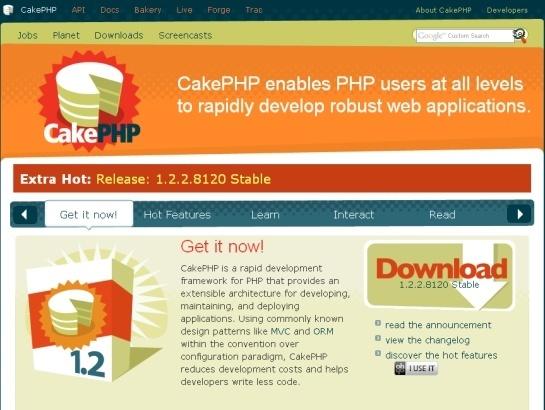 Cakephp screenshot
