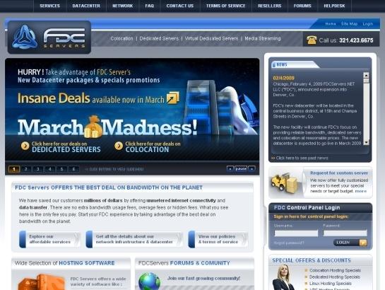 Fdcservers screenshot