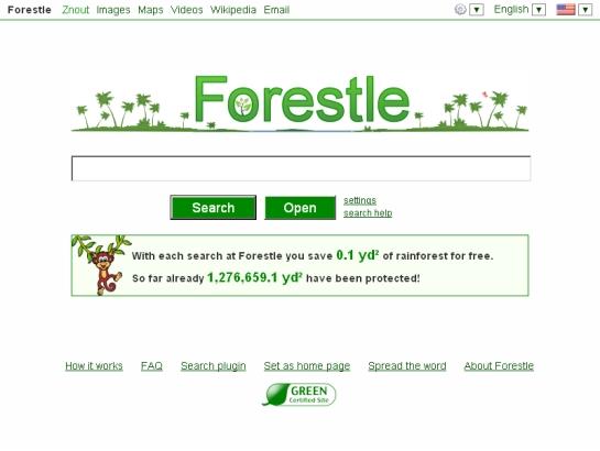 Forestle screenshot