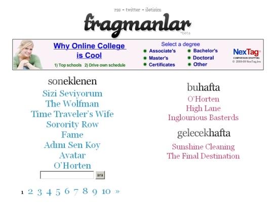 Fragmanlar screenshot