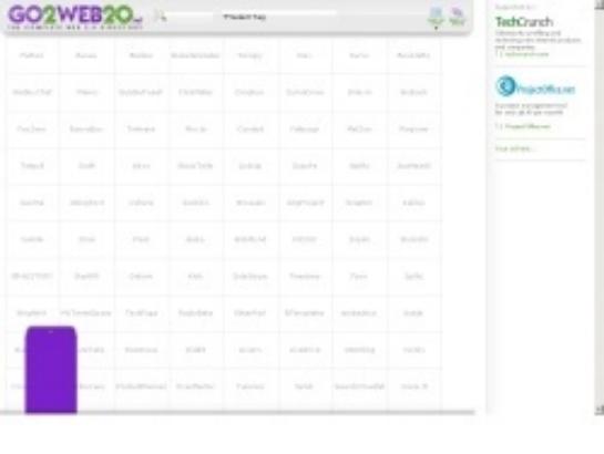Go2web20 screenshot