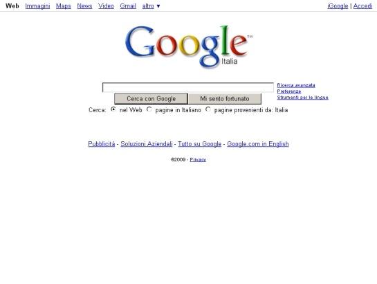 Google screenshot