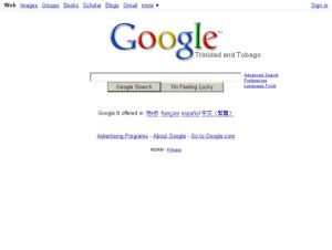 Google screenshot