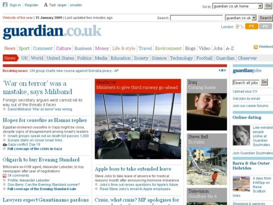 Guardian screenshot