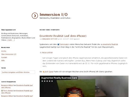 Immersion screenshot