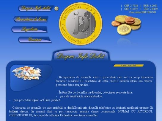Info-debit screenshot