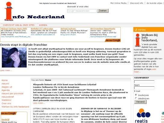 Info-nederland screenshot