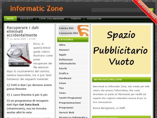Informaticzone screenshot