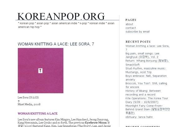 Koreanpop screenshot