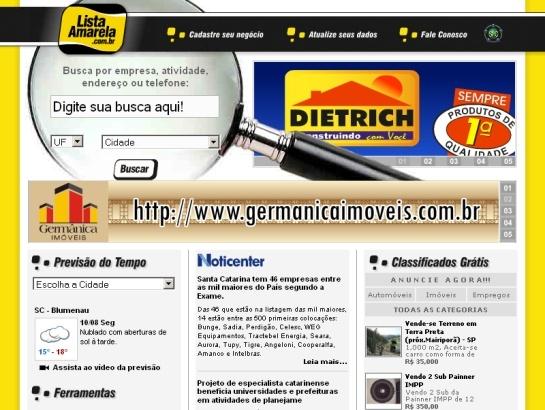 Listaamarela screenshot