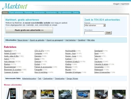 Marktnet screenshot