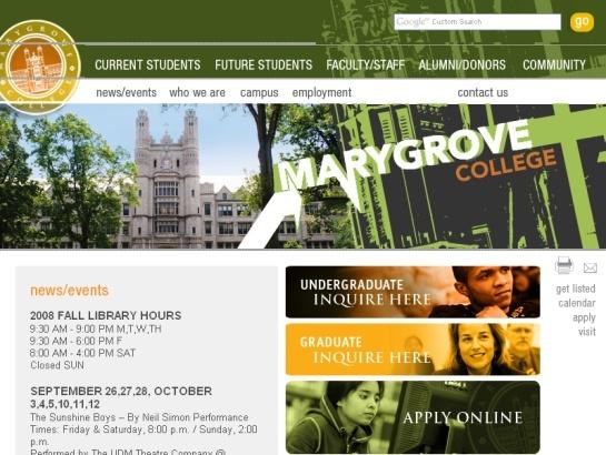 Marygrove screenshot