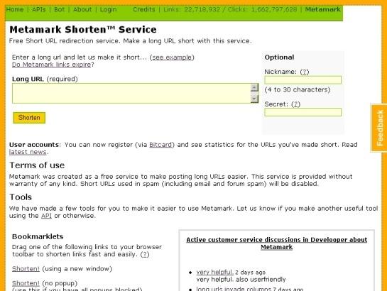 Metamark screenshot
