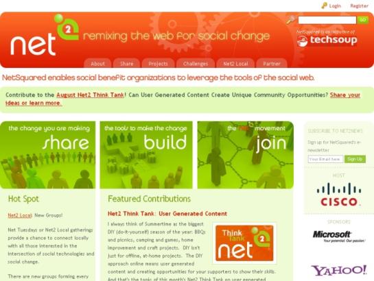 Netsquared screenshot