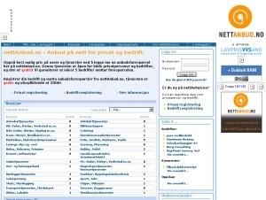 Nettanbud screenshot