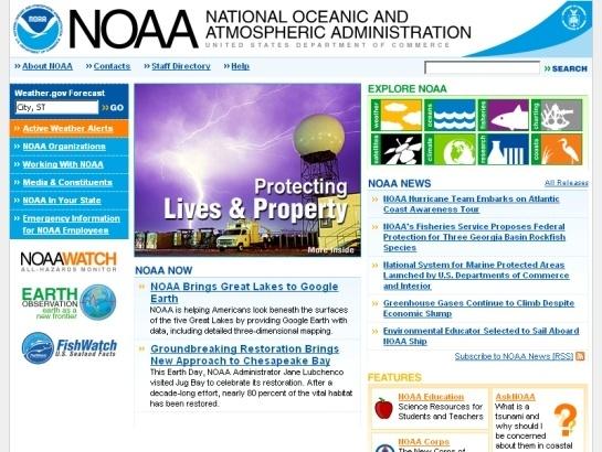Noaa screenshot
