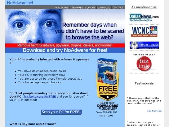 Noadware screenshot